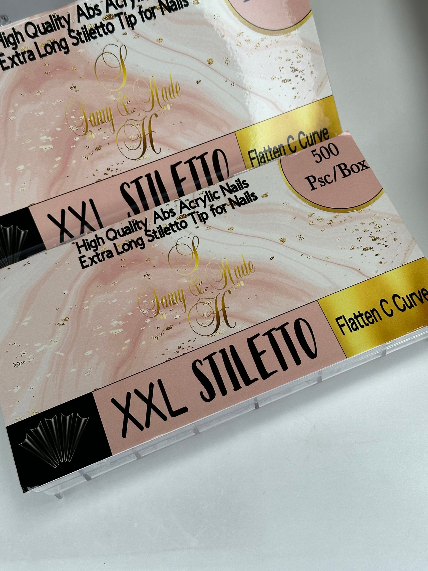 Xxl stiletto tip 500 pcs box