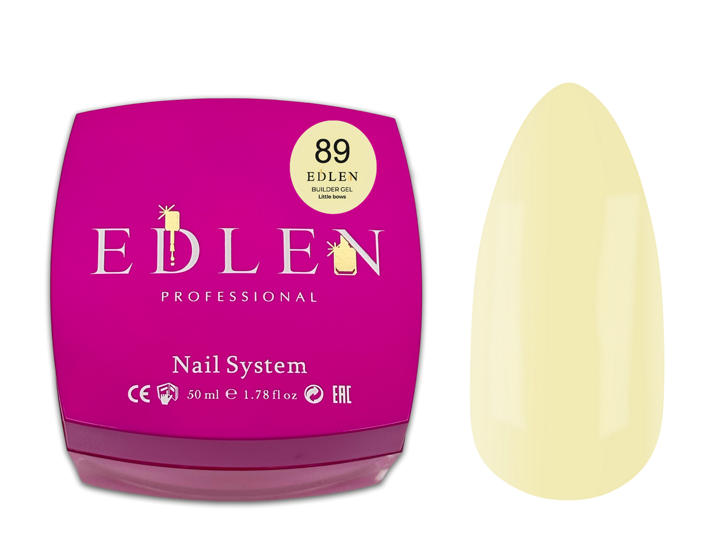 Builder gel Little bows Edlen №89