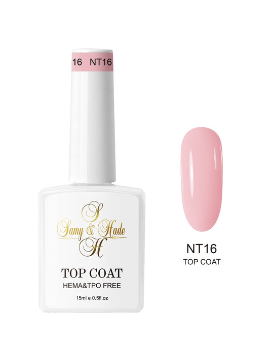 Top coat color colección 15ml (Hema & TPO FREE ) 34 colores