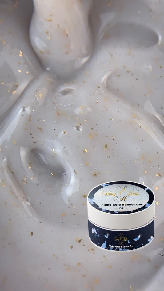builder flakes colección gel 50g 13 colores