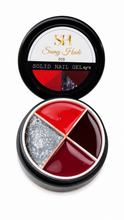 Load image into Gallery viewer, Solid nail gel 4g ( 4 colors cada embace ) lo