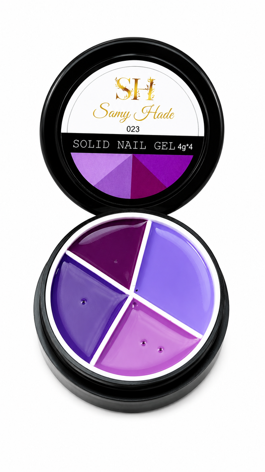 Solid nail gel 4g ( 4 colors cada embace ) lo