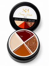 Load image into Gallery viewer, Solid nail gel 4g ( 4 colors cada embace ) lo