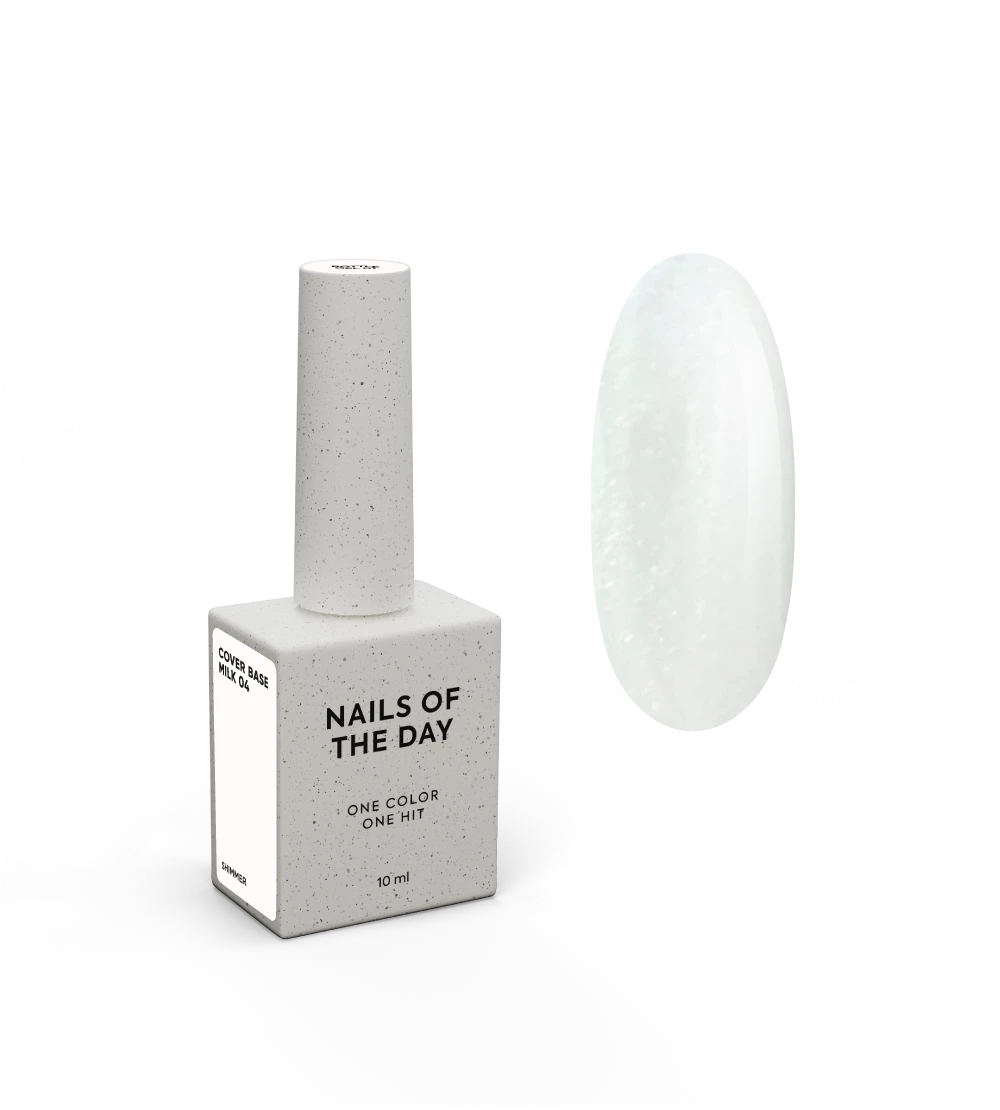 Nailsoftheday Cover base milk 04 shimmer