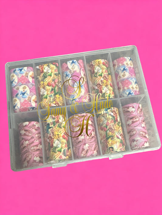 Papel transfer foil Barbie