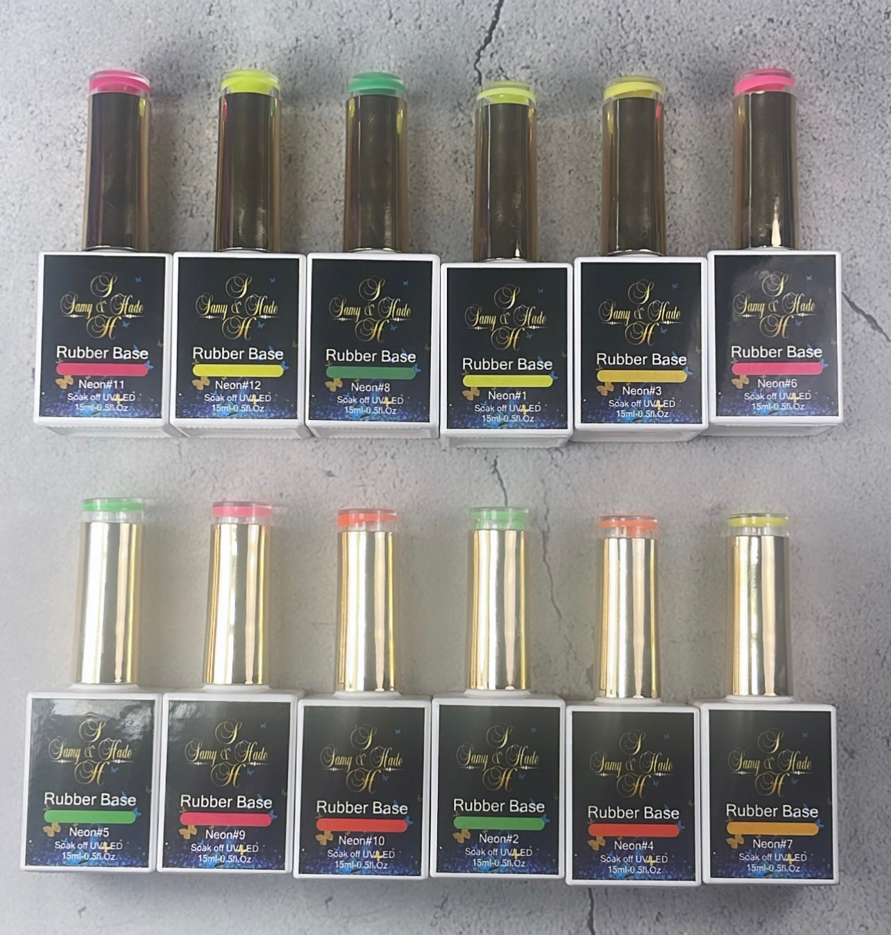 Rubber base Neón Collection 15ml