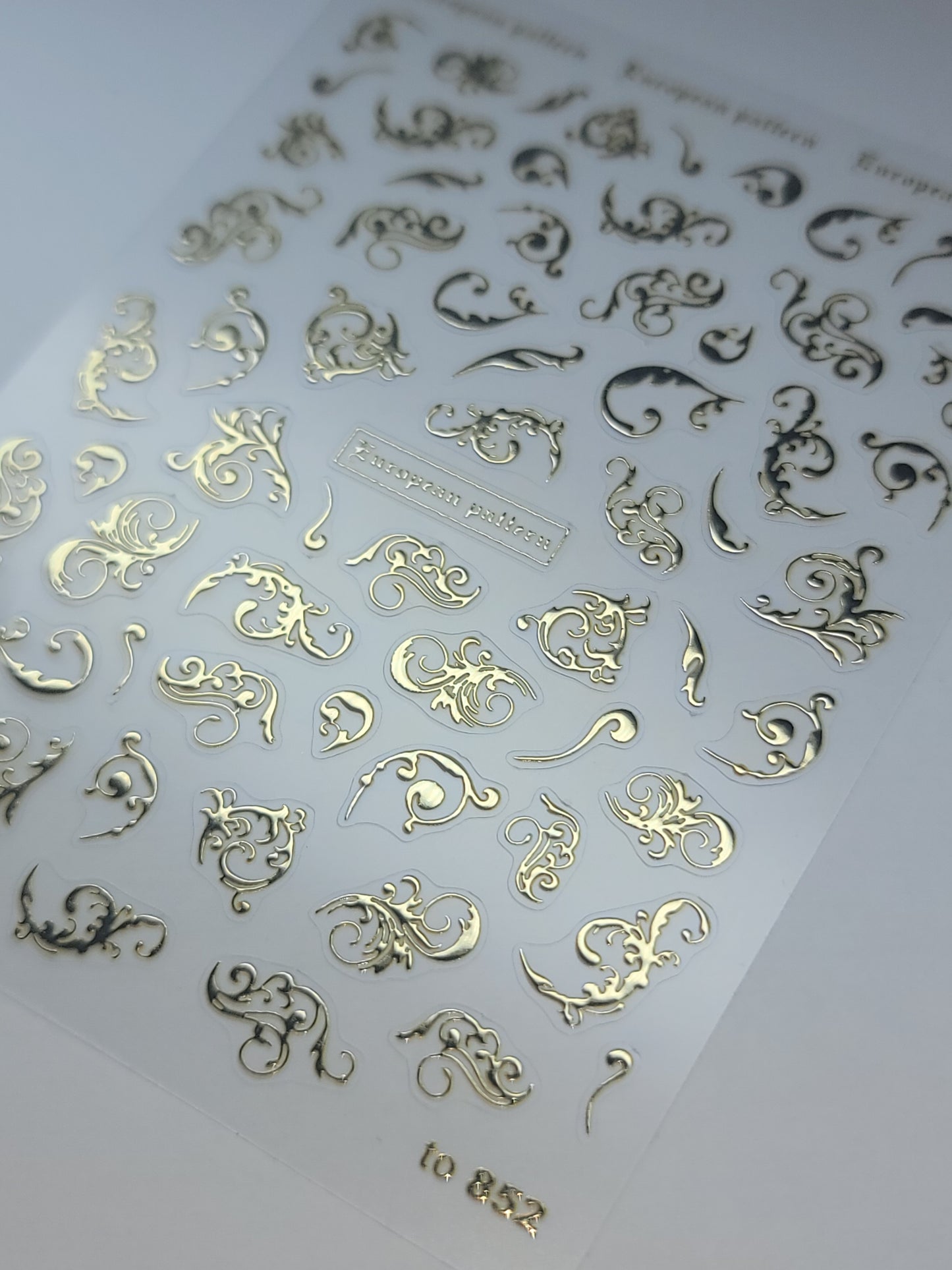 Sticker metallic
gold