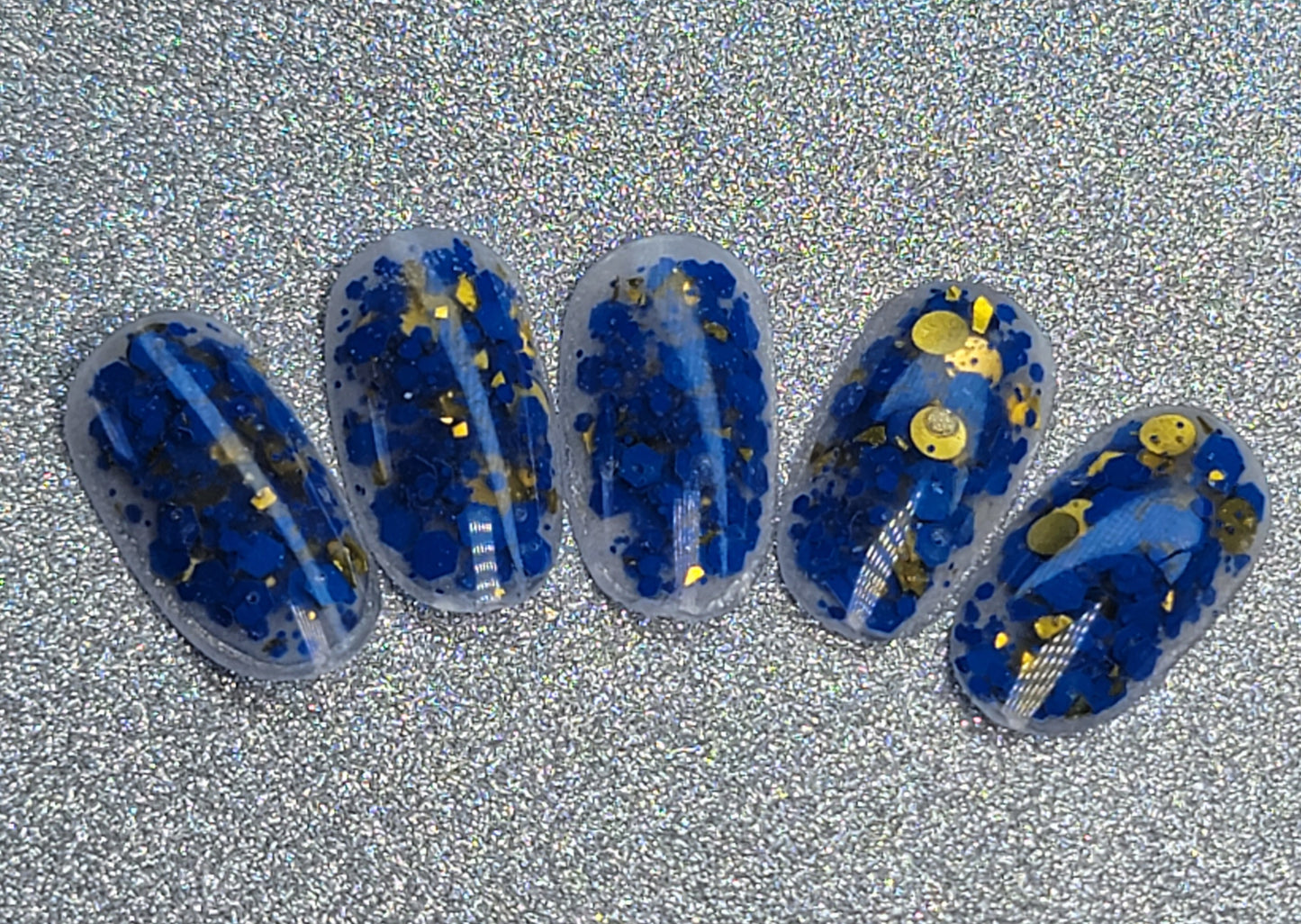 Glitter colorfull royal blue #117 2oz