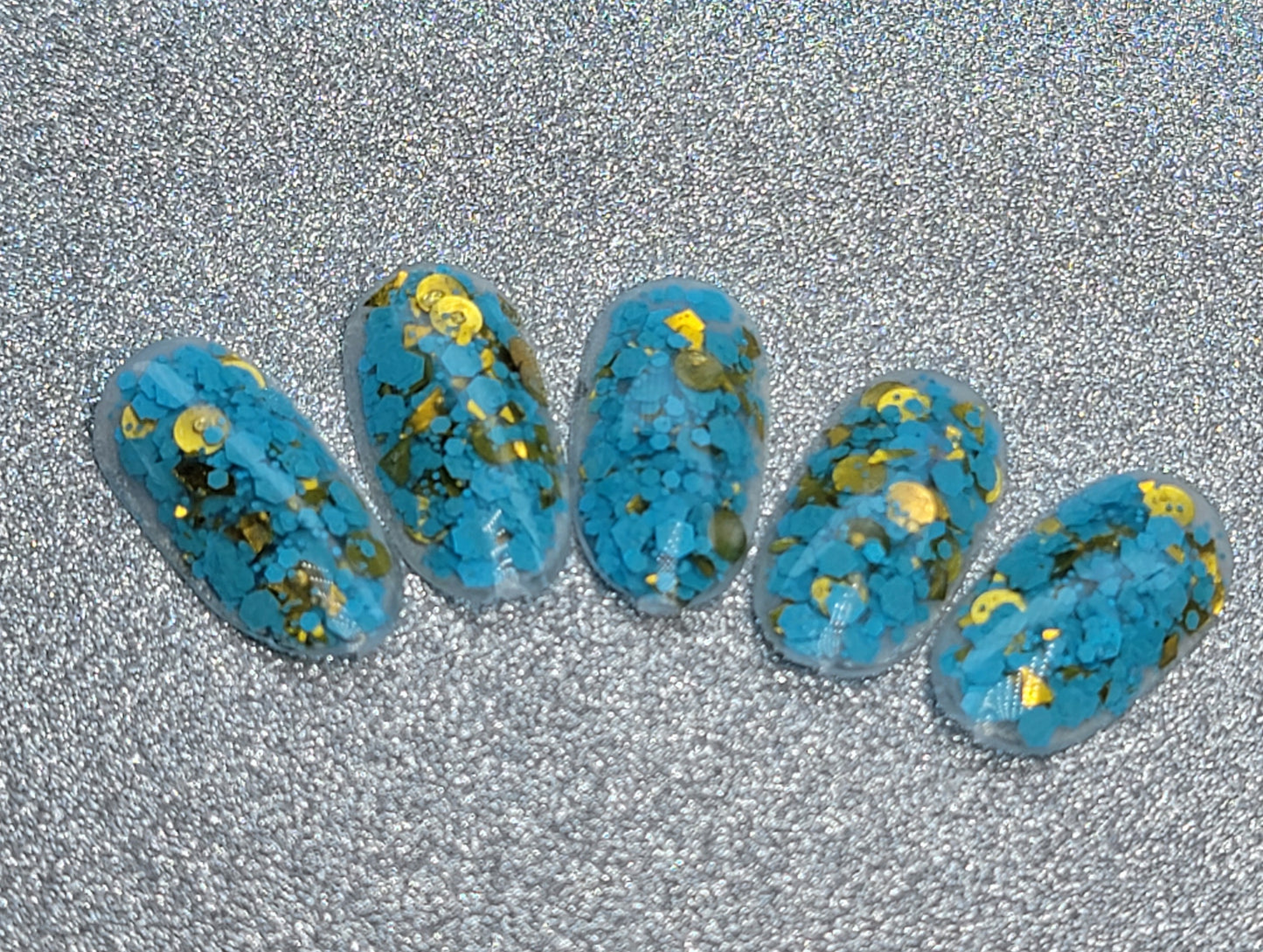 Glitter colorful blue #113 2oz