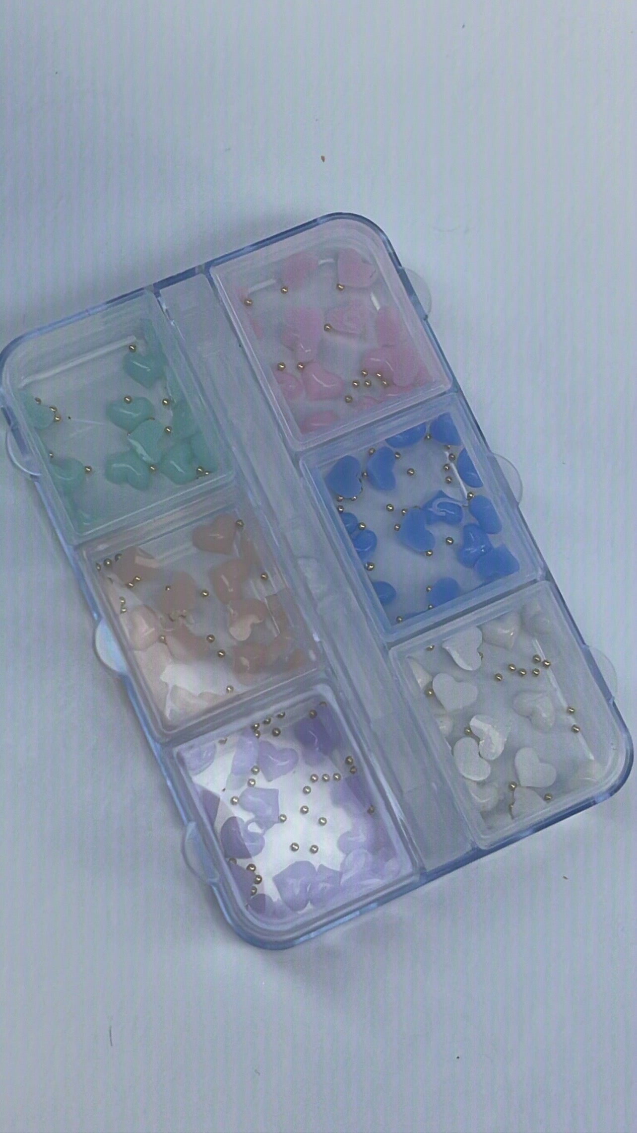 Corazones de resina