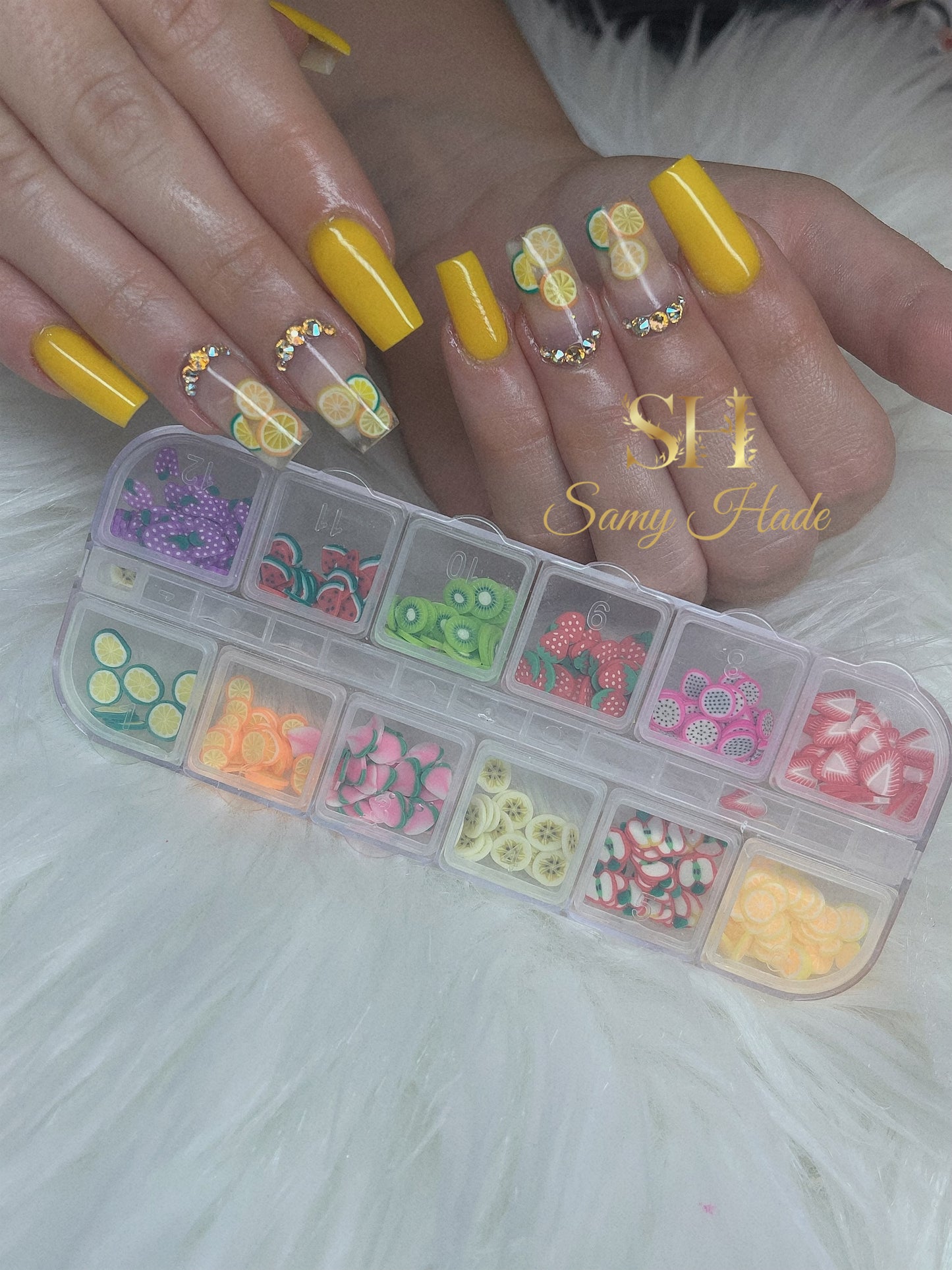 fruit decorations to encapsulate