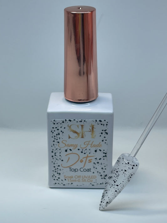Matte top coat Dots