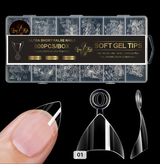 short nails tips 5 modelos