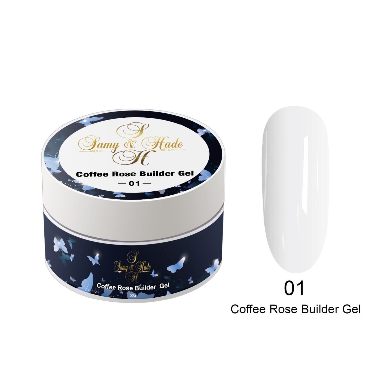 builder gel coffee  rose