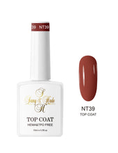 Load image into Gallery viewer, Top coat color colección 15ml  (Hema &amp; TPO FREE ) 34 colores
