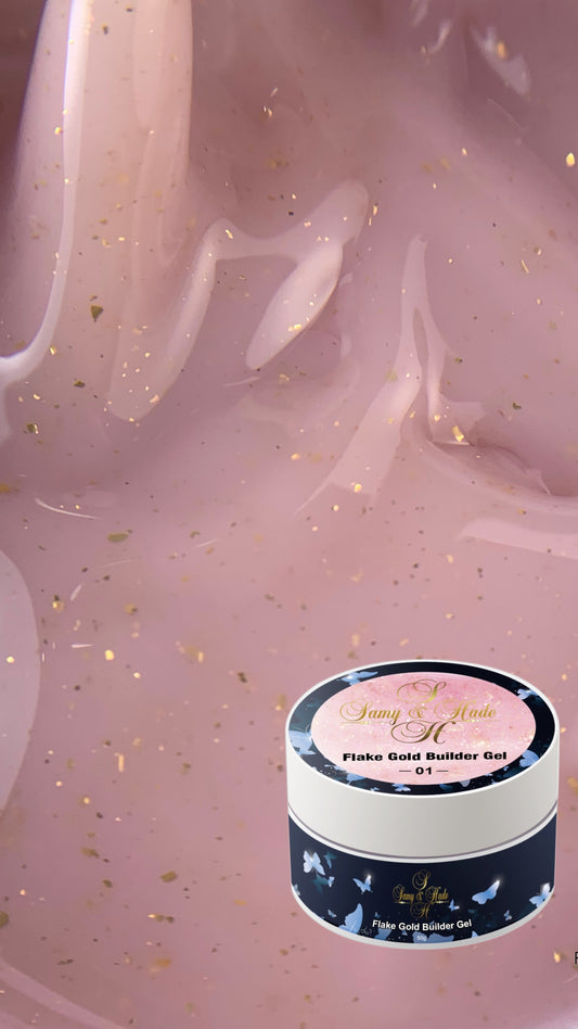 builder flakes colección gel 50g 13 colores
