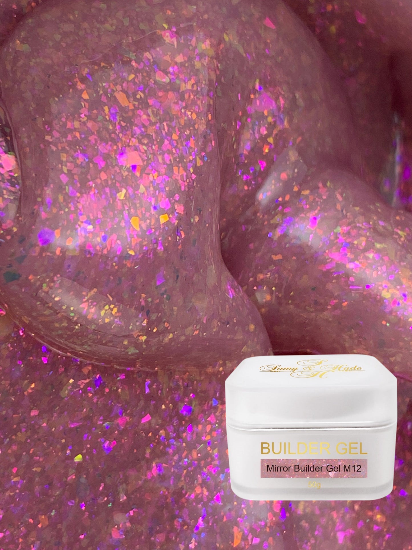 Mirror Builder Gel –(50g) 12 colores