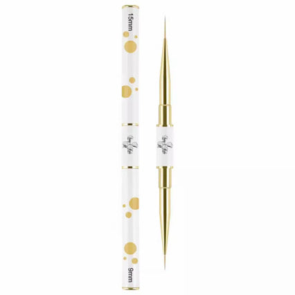 Double Liner Brush 9mm+ 10mm (&white  &Gold)