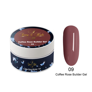 builder gel coffee  rose