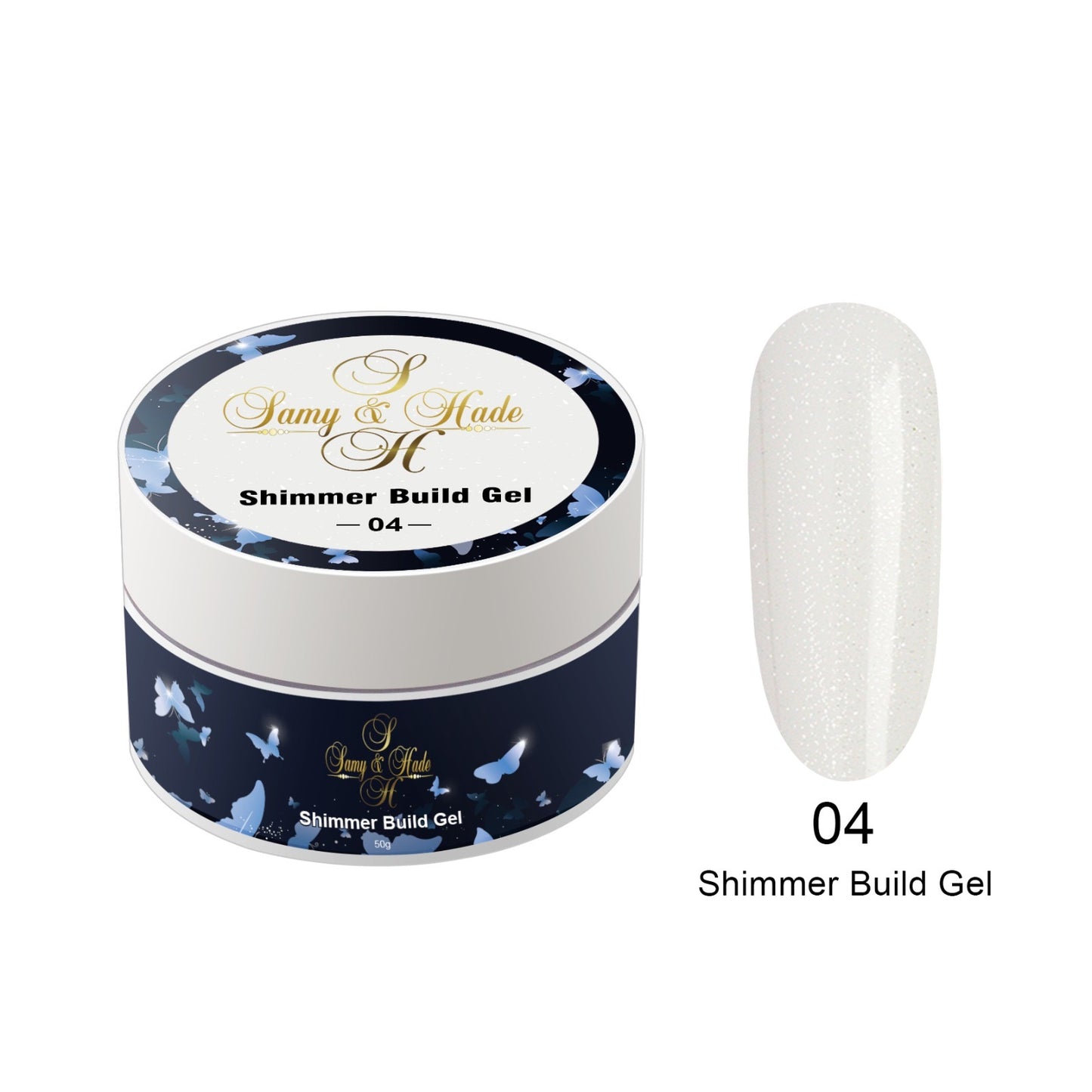 Shimmer build gel colección 50g 9 colores