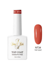Load image into Gallery viewer, Top coat color colección 15ml  (Hema &amp; TPO FREE ) 34 colores
