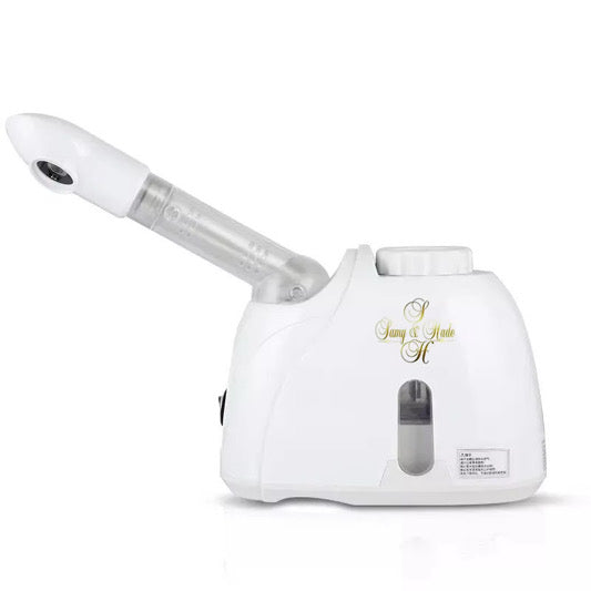 Vaporizador  con rociador giratorio de 360°, vaporizador facial para limpieza profunda facial, humidificador de vapor caliente para cara, spa, senos nasales, uso doméstico o salón