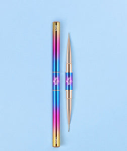 Double Liner Brush 9mm+ 10mm (blue & pink &Gold)