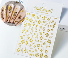 Load image into Gallery viewer, Sticker flowers colección 7 colores
