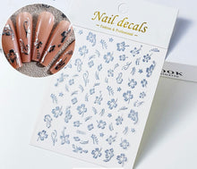 Load image into Gallery viewer, Sticker flowers colección 7 colores
