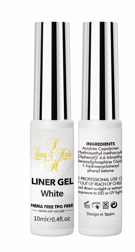 Liner gel white 10ml hema free tpo free