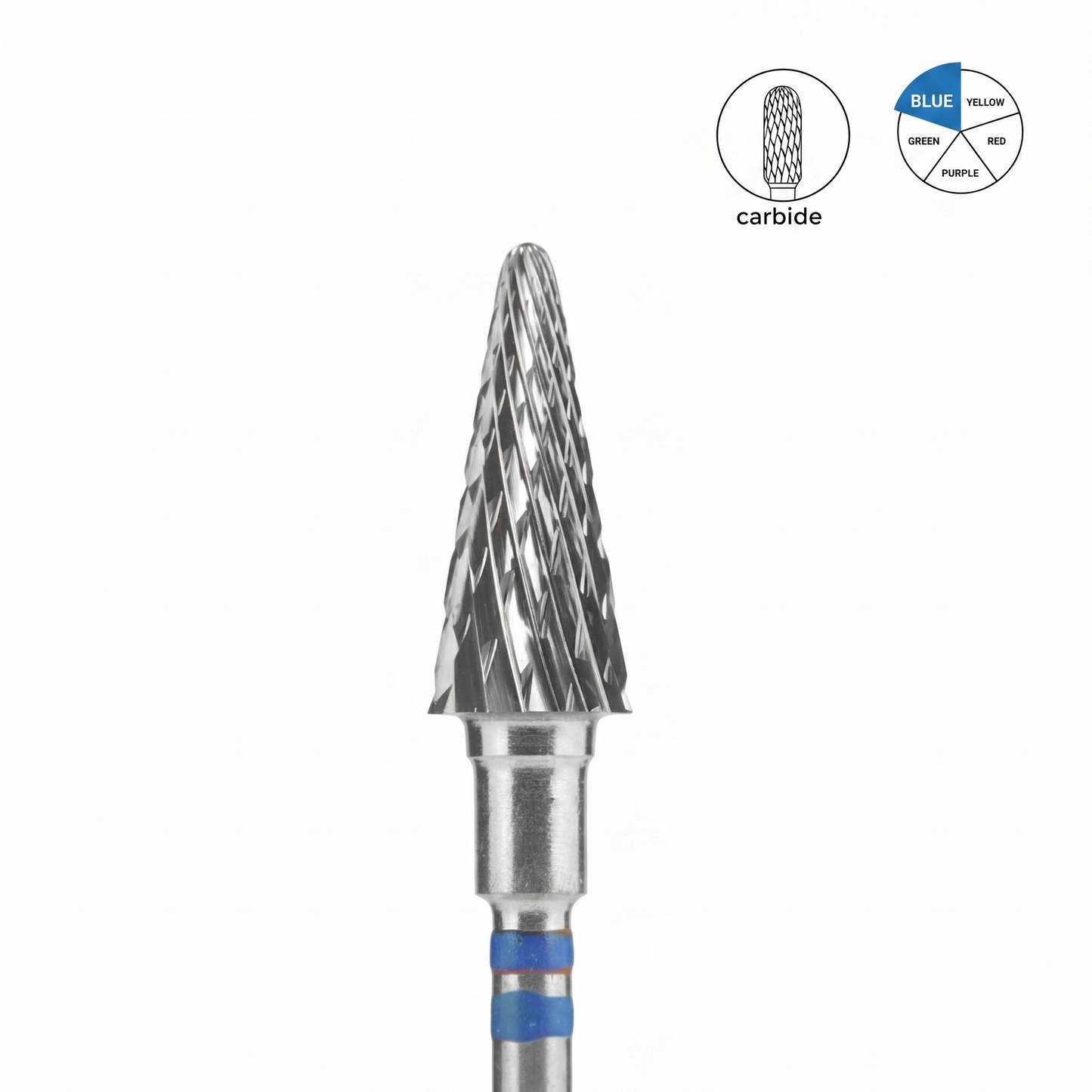 Broca De Metal Duro Para Clavos Para Zurdos Cono Azul EXPERT Diámetro De La Cabeza 6 Mm / Pieza De Trabajo 14 Mm