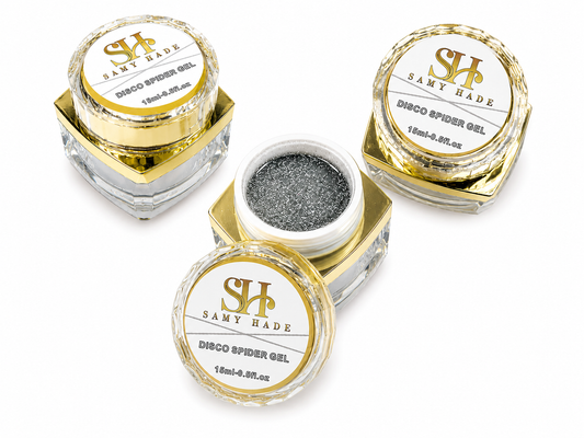Disco spider gel silver