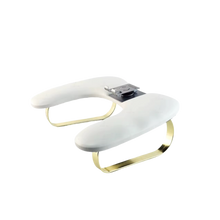 Load image into Gallery viewer, Reposabrazos con soporte de teléfono gold &amp; silver
