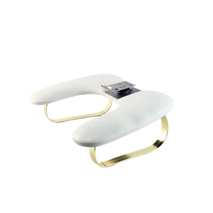 Reposabrazos con soporte de teléfono gold & silver