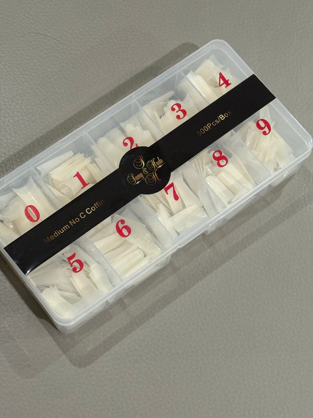 Tips médium no c coffin 500pcs/box