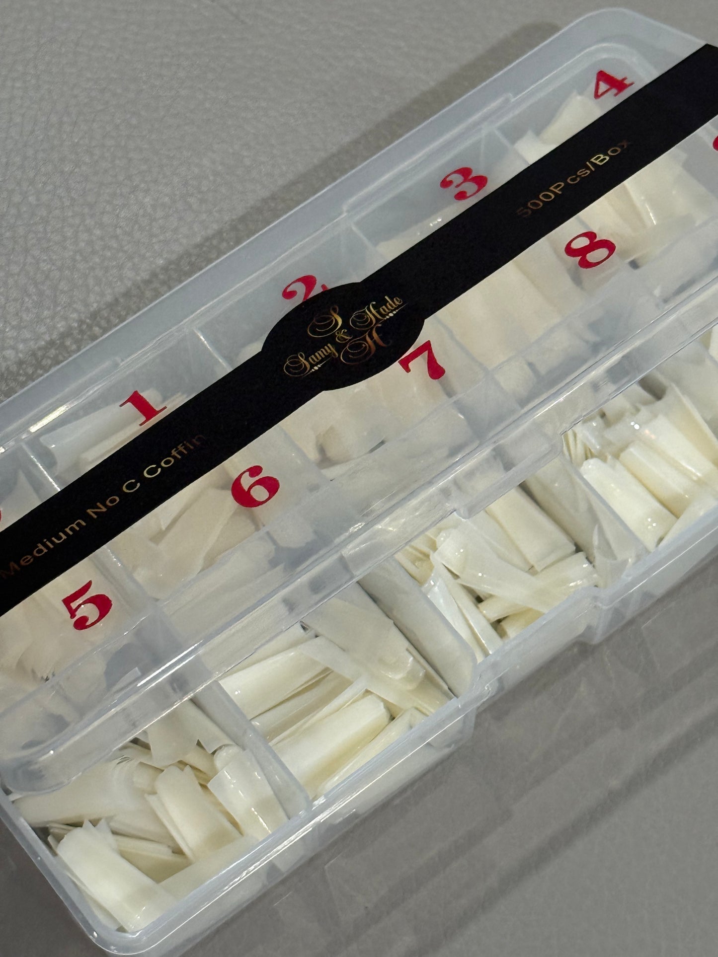 Tips médium no c coffin 500pcs/box