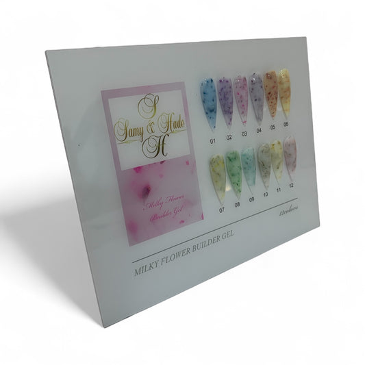 Milky Flower Builder Gel colección 12 colors
