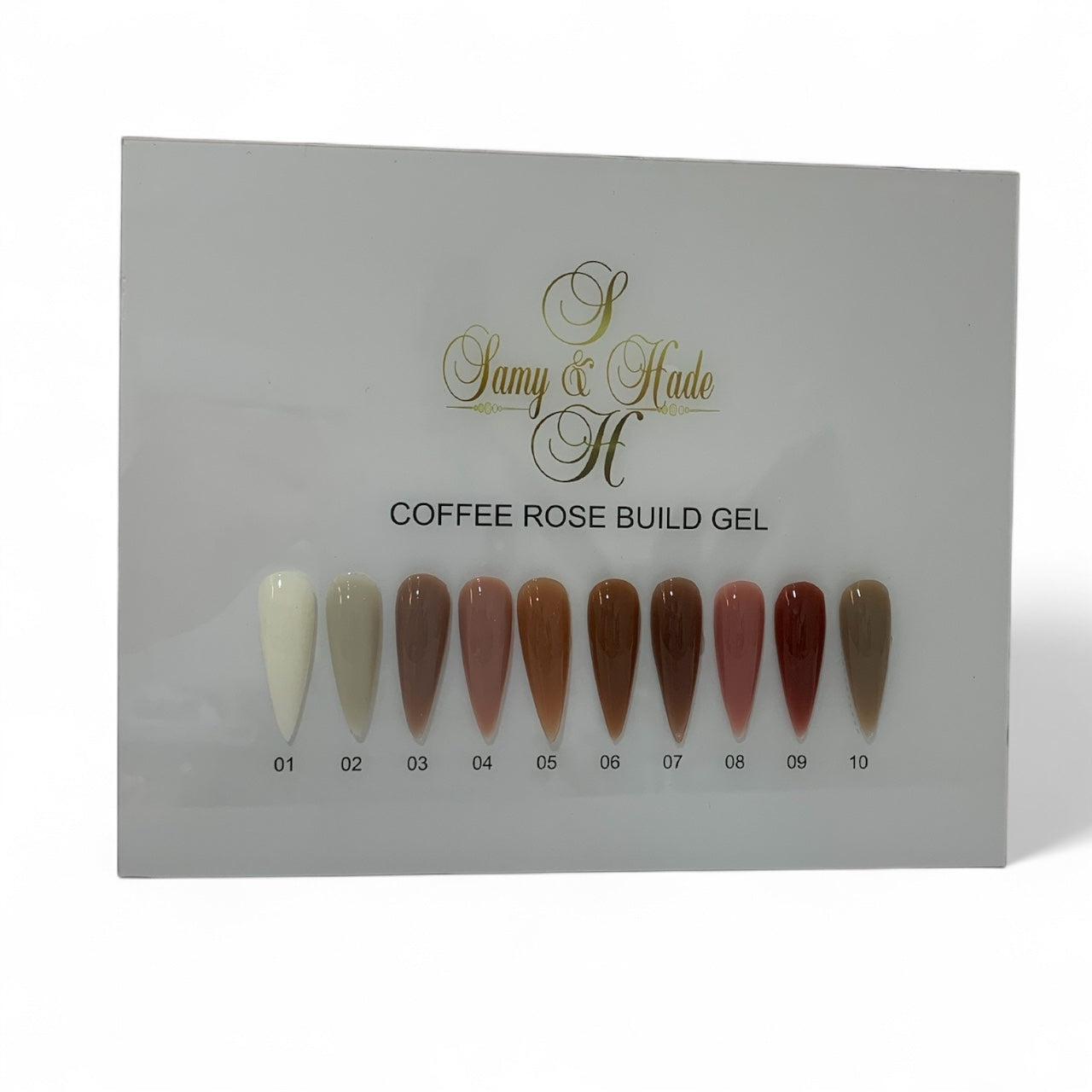 builder gel coffee  rose