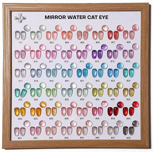 Cat eye colección 48 pcs 15 ml + muestrario tpo -free Hemma -free