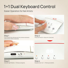Load image into Gallery viewer, Teclado inalámbrico para lámpara de uñas AI
