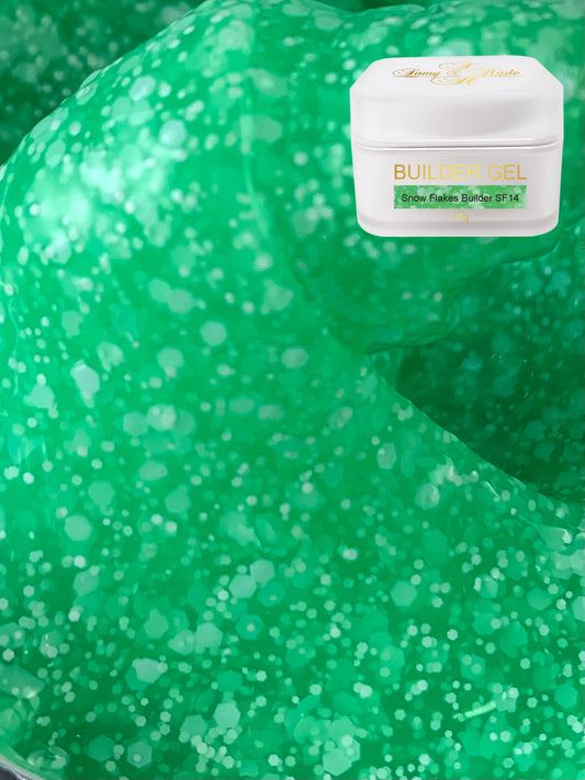 BUILDER GEL colección 
Snow Flakes Builder 
50g