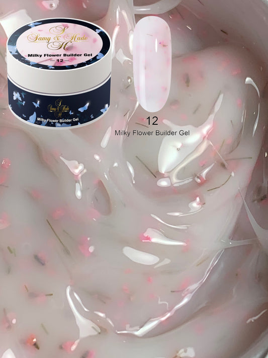 Milky Flower Builder Gel colección 12 colors