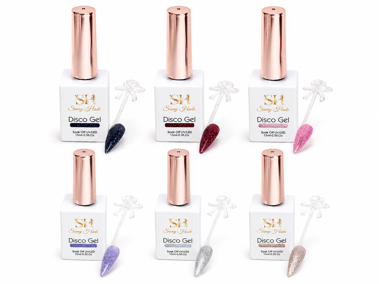 Disco gel colección 6 colores