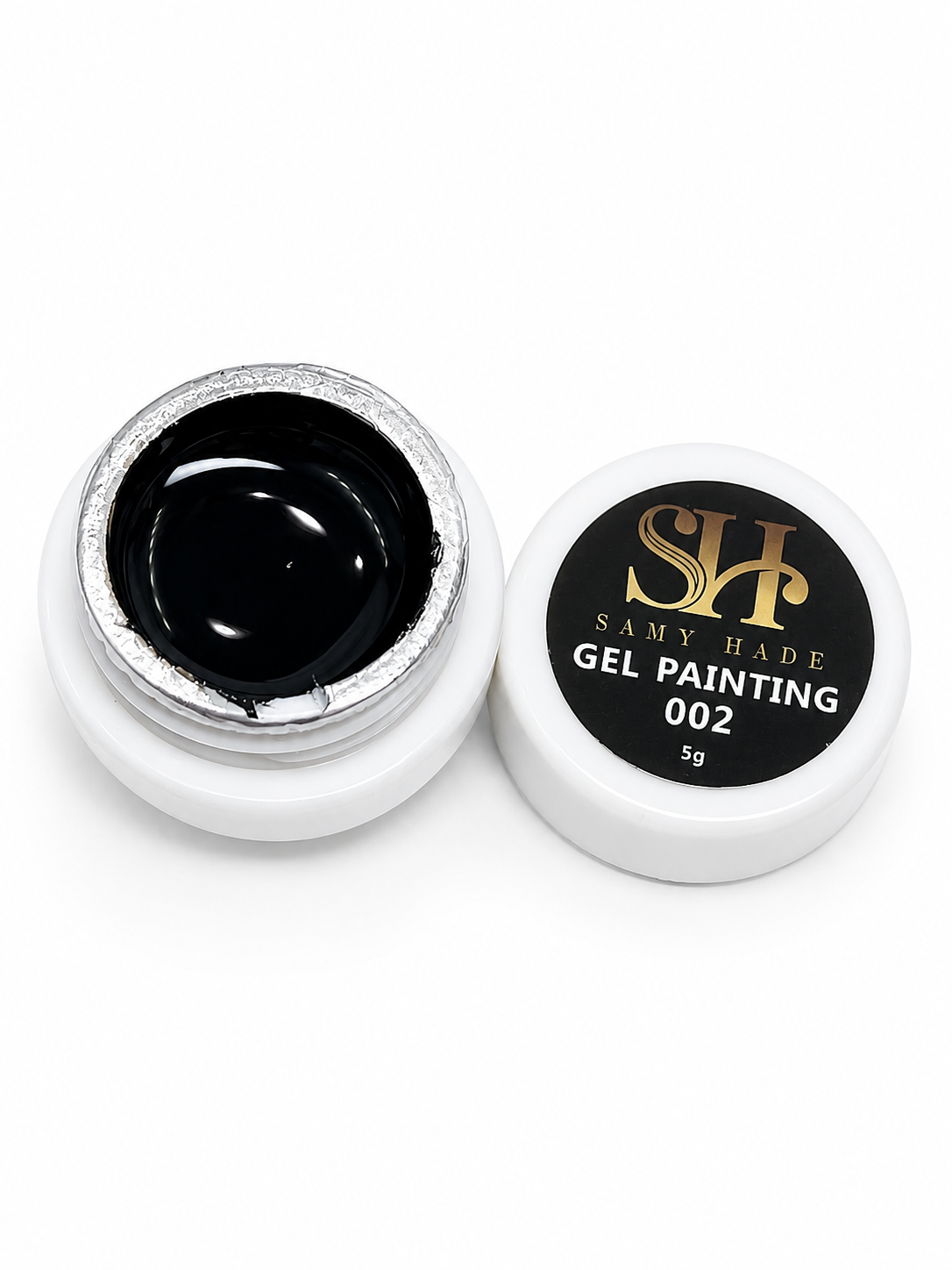 Gel painting #2 black