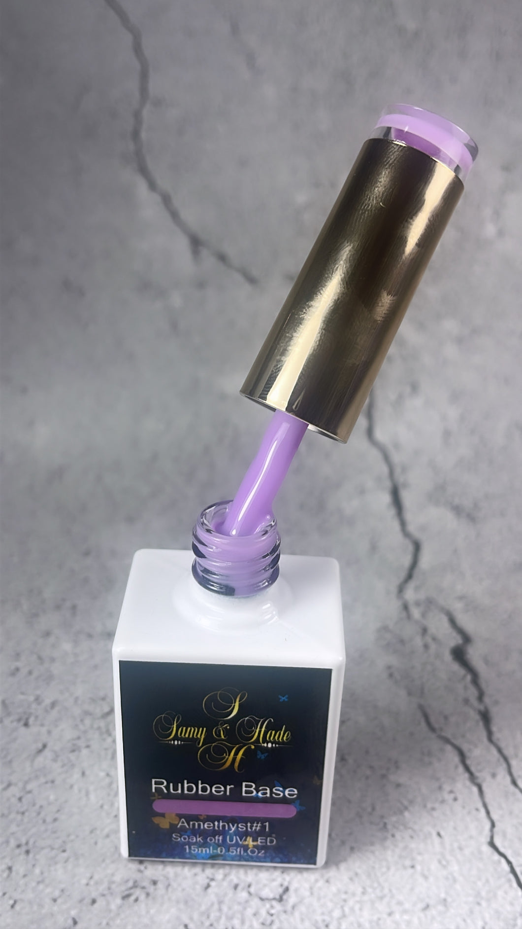 Rubber base Amethyst collection 15ml