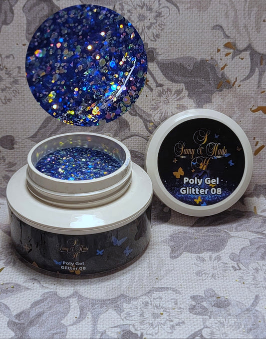 PolyGel glitter