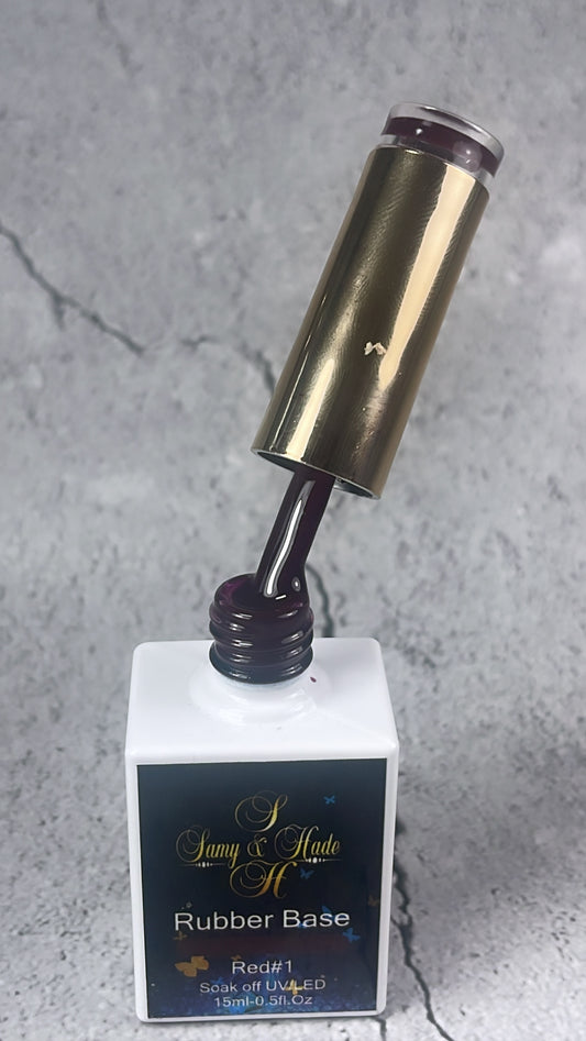 Rubber base red #1 15ml