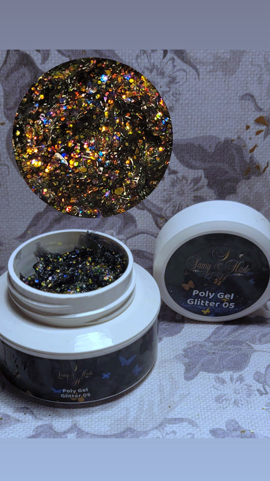 PolyGel glitter