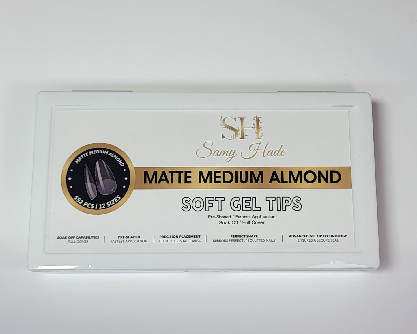 SOFT GEL TIPS  552 pcs 12 size