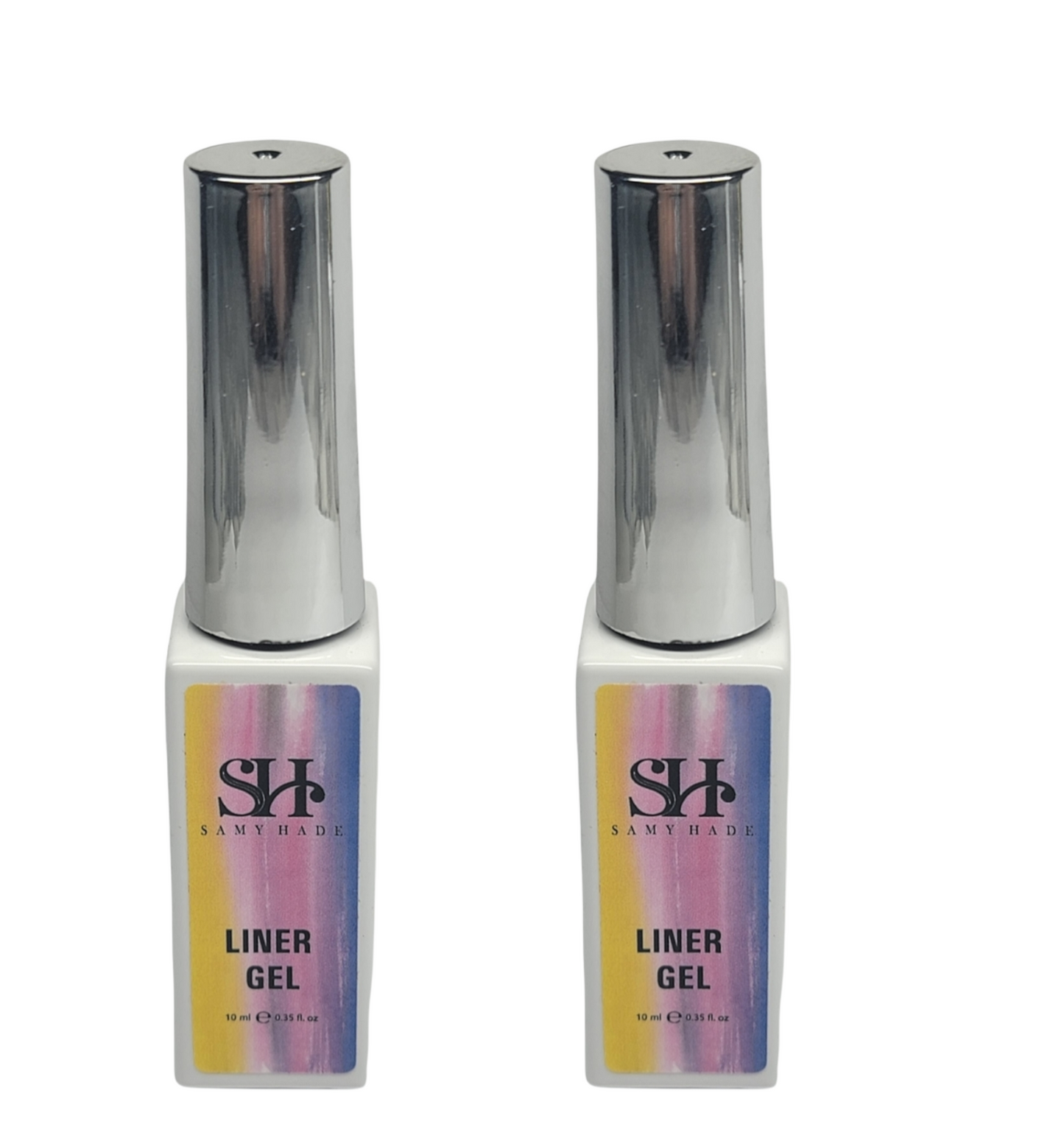 Nail Gel Art Gold & silver 2 psc